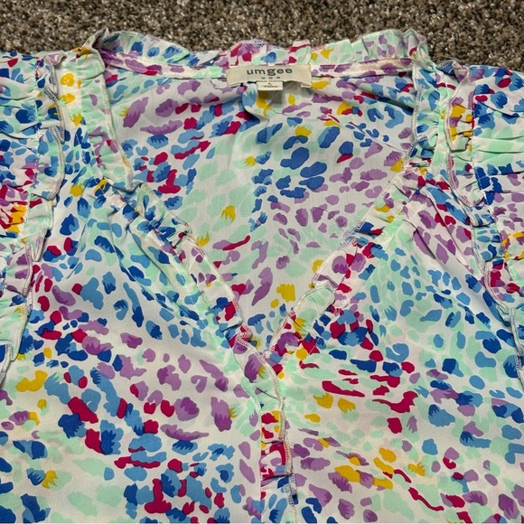Umgee Multicolor Abstract Blouse - Picture 4 of 10